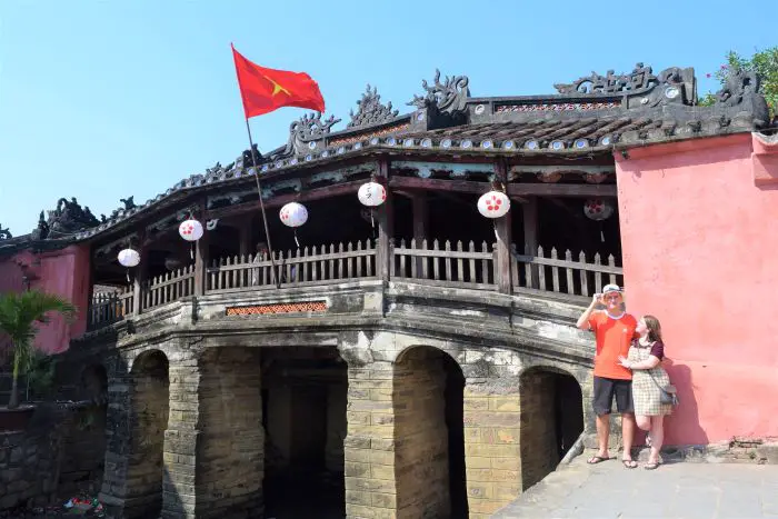 Old Japanese bridge in Hoi An