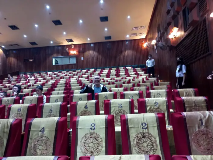 Seating in the Thang Long water puppet theatre Hanoi