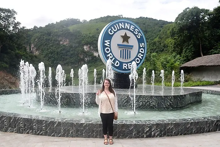 Entrance to Moc Chau Island & bridge