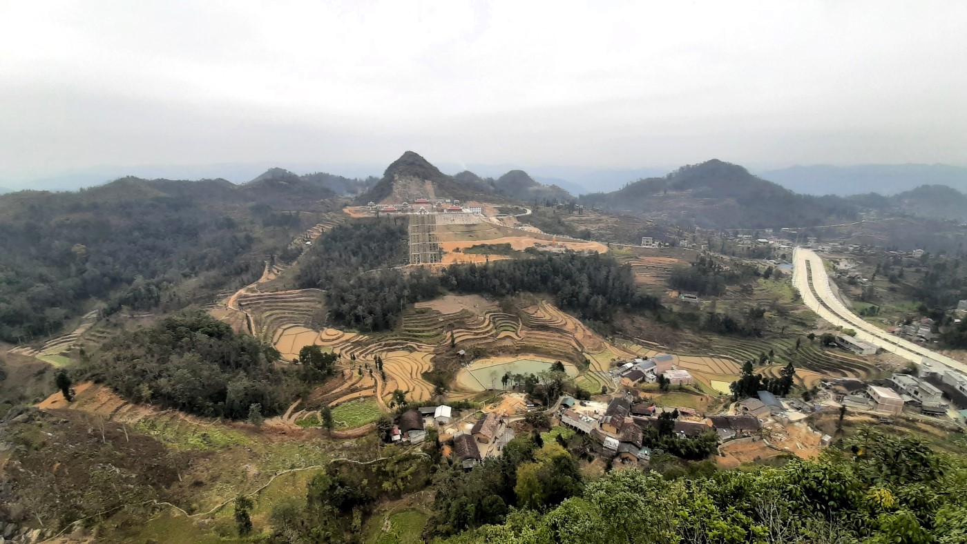 View from Lung Cu Flag Tower