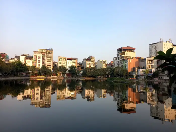 Local lake in Hanoi